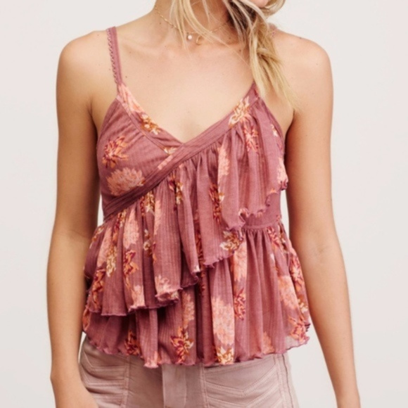 Free People Tops - Free Peope Tiered Ruffled Top